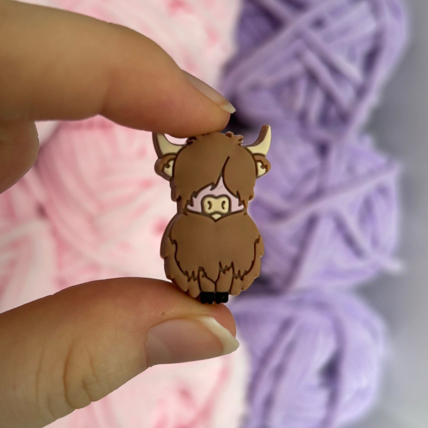 Highland Cow Crochet Hook
