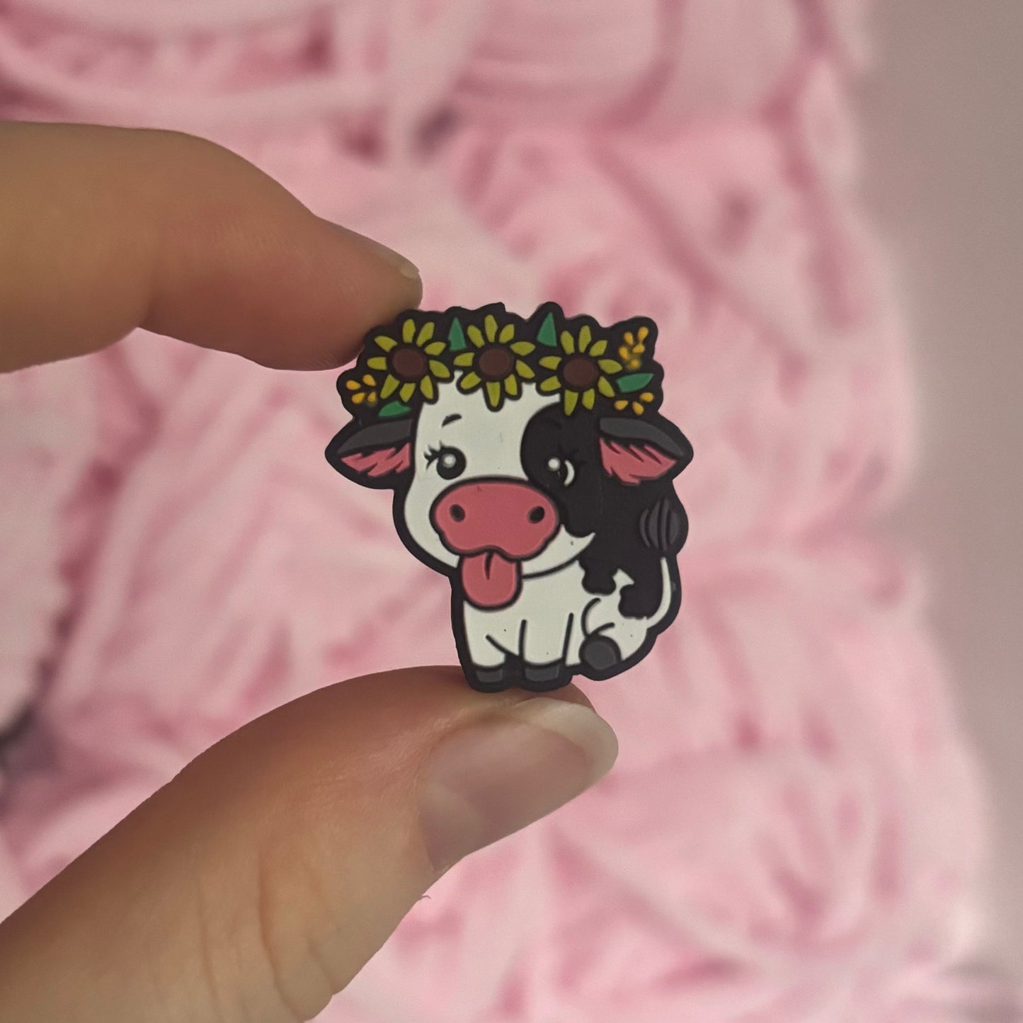 Sunflower Cow Crochet Hook