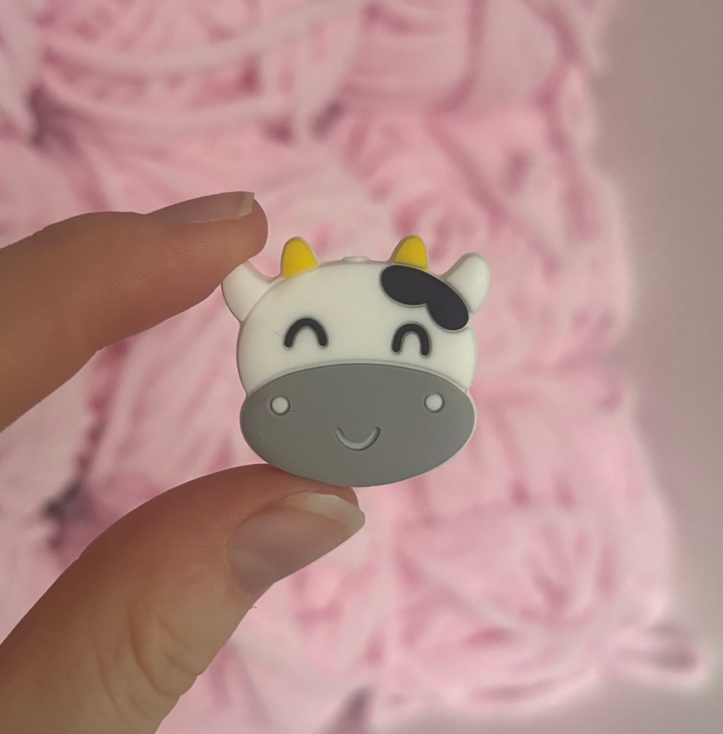 Grey Cow Crochet Hook
