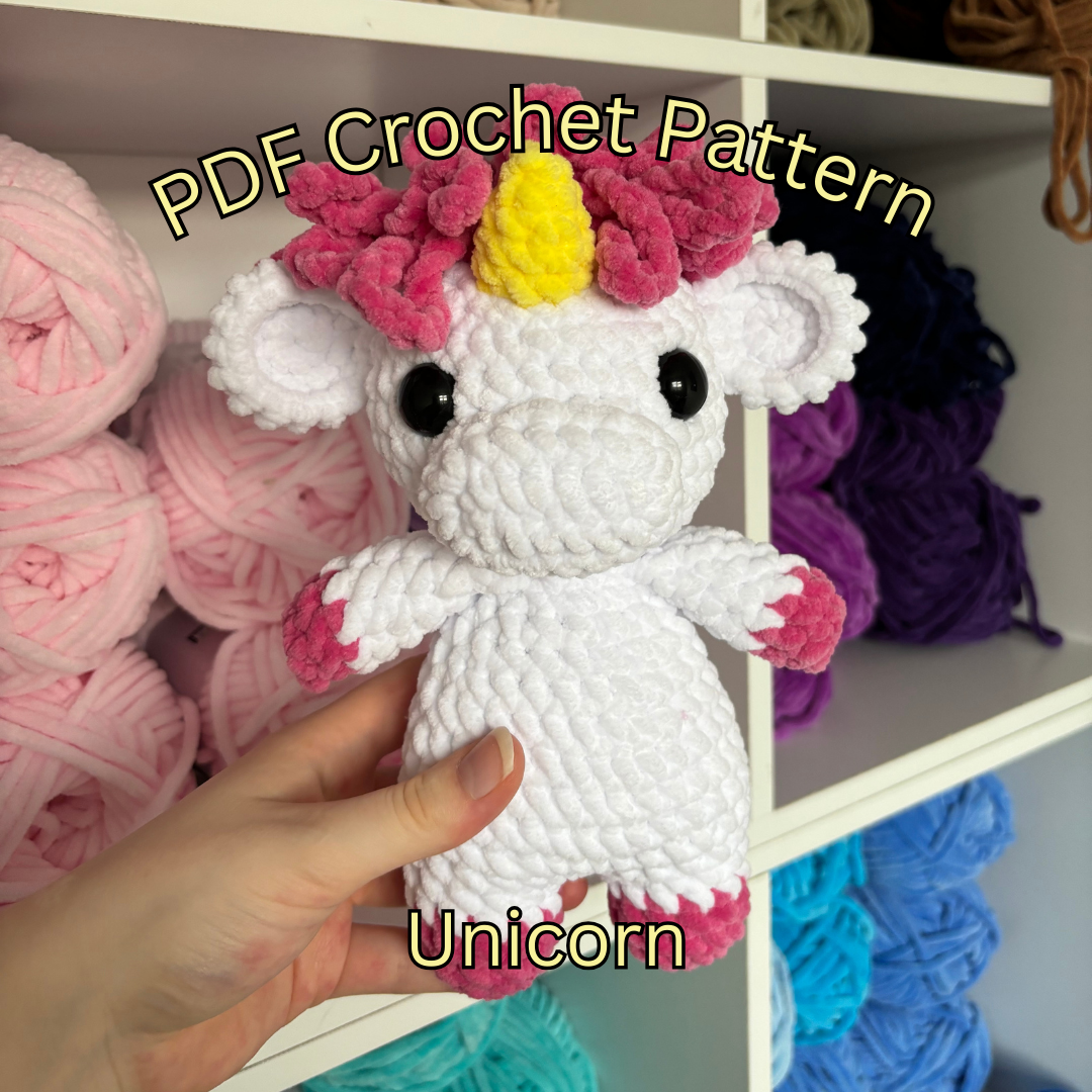 Low-Sew Unicorn Crochet Pattern