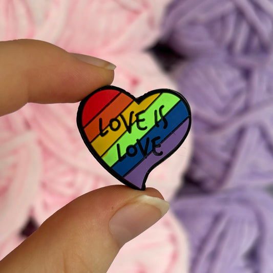 Love is Love Crochet Hook