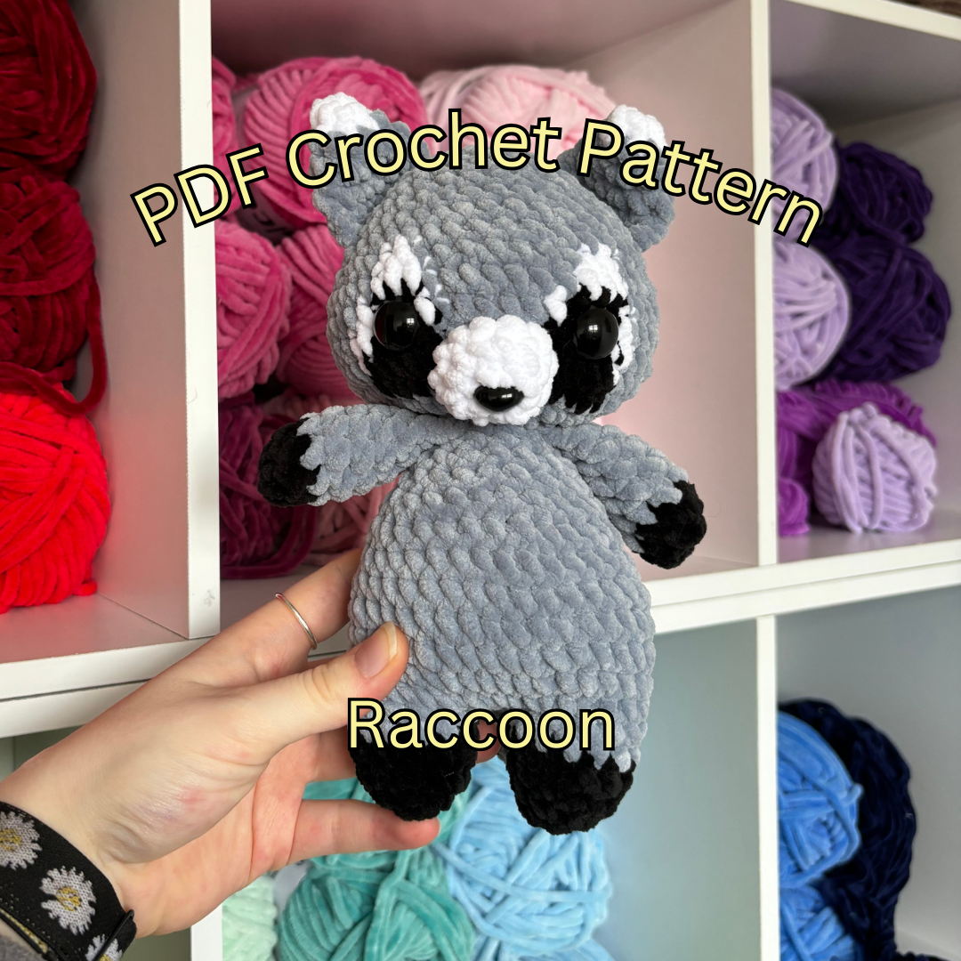 Raccoon Crochet Pattern – Jj Crochets